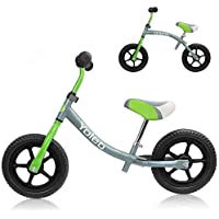 YOLEO Bicicleta sin Pedales- Sillín Regulable 31-46cm- Bicicleta Equilibrio para Niños 2+ Años- Balance Bike- Verde
